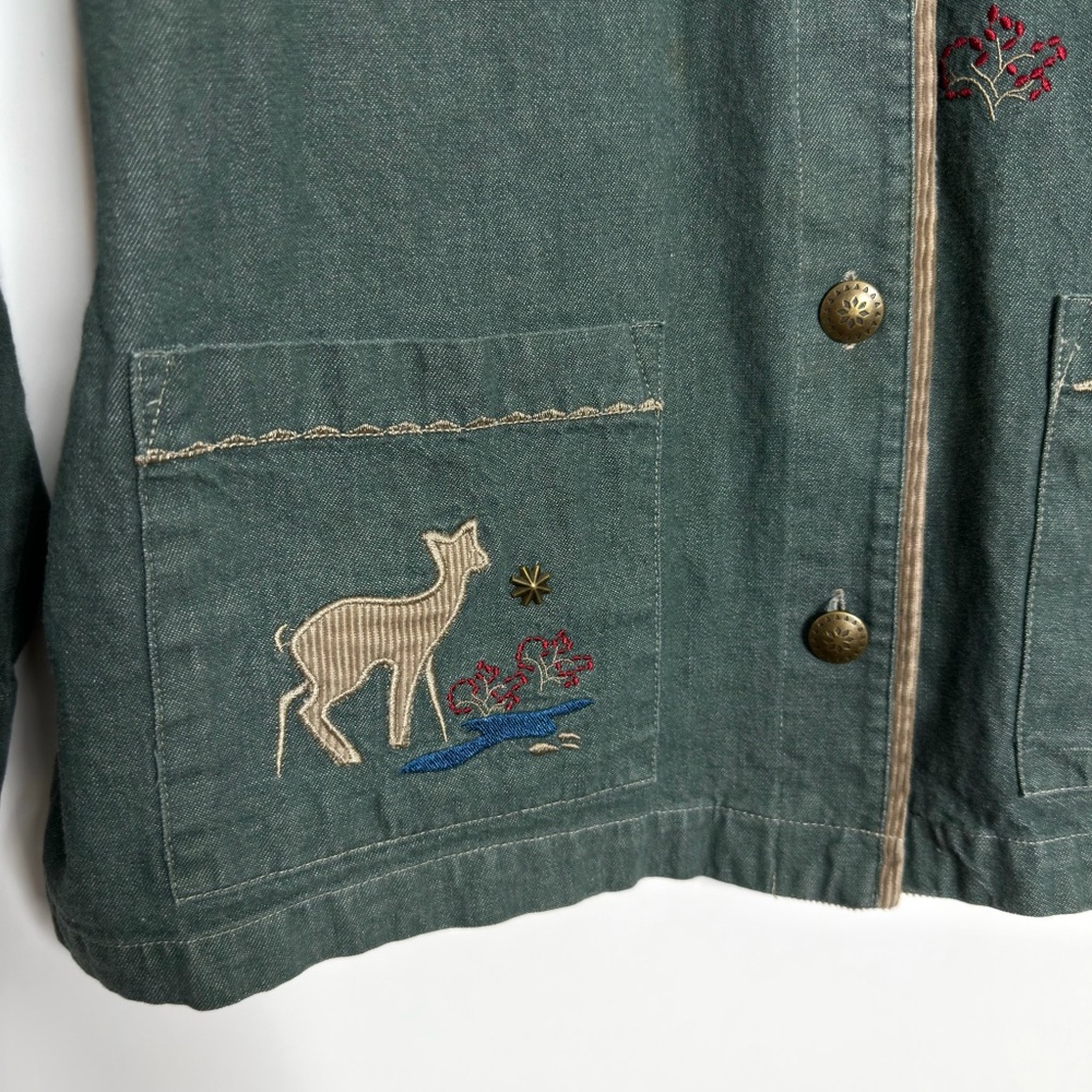 VINTAGE Teddi Chore Coat Corduroy Collar - Picture 4 of 7